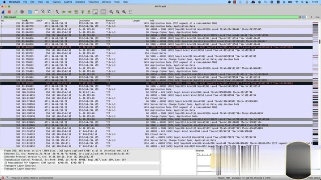 3 Работа с Wireshark Display фильтры