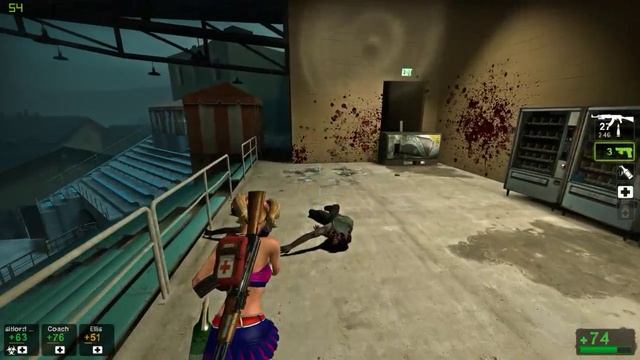 Left 4 Dead 2: 3rd Person Gameplay [Play as Juliet] [Realism Mode] смотреть онлайн