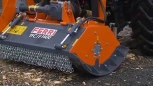 Мульчер FERRI TFC/F-1400 на тракторе МТЗ 82. Установка и работа Мульчера  FERRI