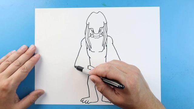 How To Draw PREDATOR PREY