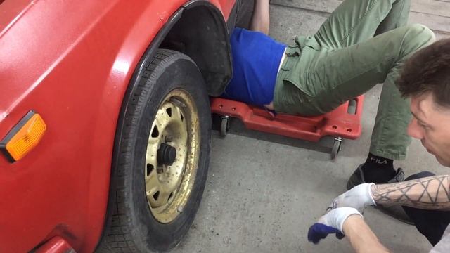 Замена цилиндров сцепления(главный и рабочий) на жиге, постановка на учет, установка багажника.