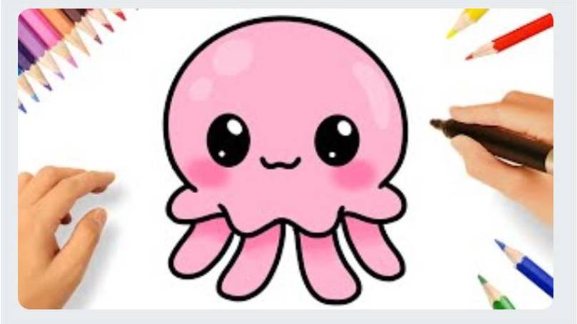 КАК ЛЕГКО НАРИСОВАТЬ МИЛУЮ МЕДУЗУ 💗 смотреть онлайн