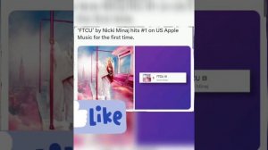 ‘FTCU’ by Nicki Minaj hits #1 on US Apple Music for the first time