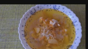 Готовлю в одной кастрюле. Лёгкий куриный супчик с рисом.