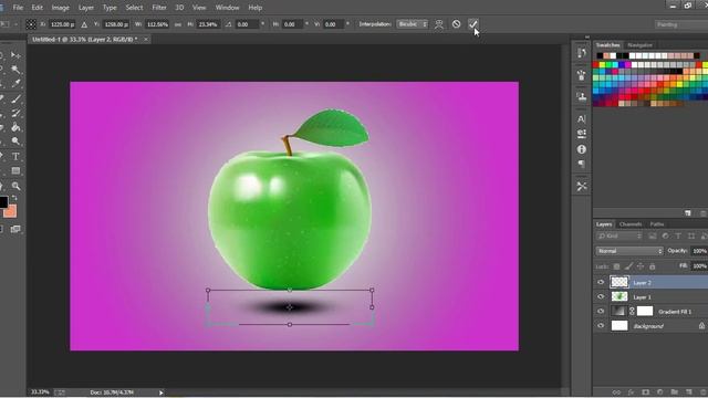 Apple Eating Chilies manipulation In photoshop tutorials смотреть онлайн