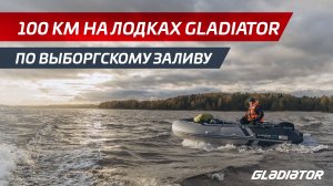 Экспедиция по Выборгскому заливу на лодке Gladiator