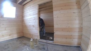 Дом баня 9х8 под ключ из бруса с запилом углов в чашу