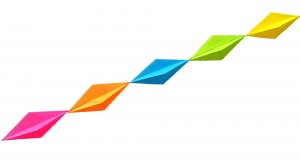 Гирлянда из цветной бумаги Поделки оригами