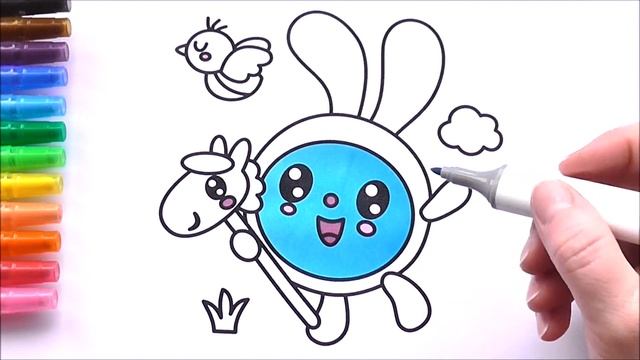 Малышарики Мультик Раскраска для Детей Крошик Раскраски для Малышей Рисуем Раскраски смотреть онлайн