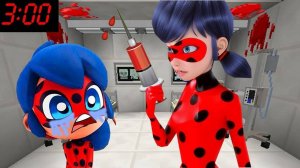 ЧТО СЛУЧИЛОСЬ С ДОЧКОЙ ЛЕДИ БАГ В 3 ЧАСА НОЧИ В МАЙНКРАФТ   ЛЕДИ БАГ И СУПЕР КОТ МУЛЬТИК НОВАЯ СЕРИЯ