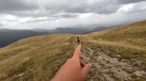 Роман-Кош. ИСТЕРИКА И ПОДЪЕМ НА ВЫСОТУ 1545 МЕТРОВ. САМАЯ ВЫСОКАЯ ГОРА КРЫМА (3 часть).