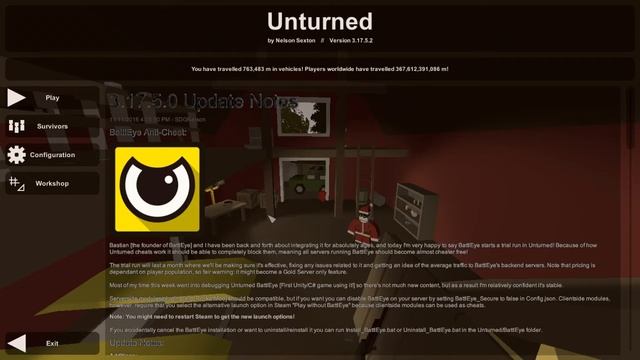 Unturned anti-cheat software! BattlEye