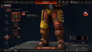 Quake Champions - Customizing Ranger - Closed Beta