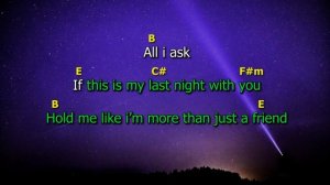 All I Ask / Adele - Acoustic Female Karaoke with Chords