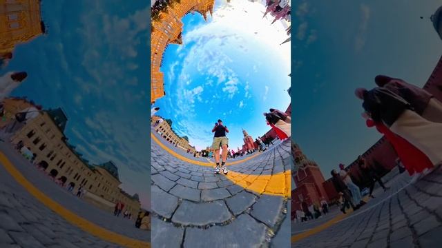 Прогулка по Москве #москва #insta360 #insta360x4