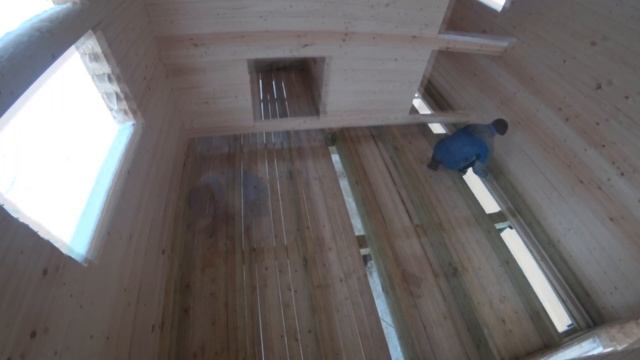 Стройка бани из бруса в Кингисеппе - от фундамента до отделки смотреть онлайн