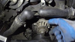 BMW e39 M52 как поменять помпу и термостат