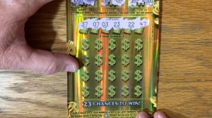 #25! $20 $100 Million Golden Treasures ✦ TEXAS LOTTERY Scratch Off Ticket