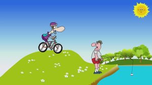 Анекдот про назойливого велосипедиста