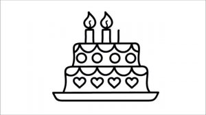 Торт Радужный Торт Раскраска Как Рисовать Торт Рисуем Раскраски Cake Rainbow Cake Coloring Book