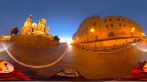 Moscow in 360 on the motorcycle. VR360 in 8k.