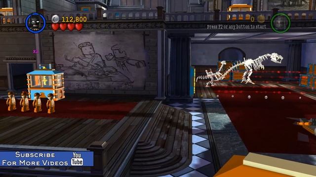 #Lego #Batman The Videogame 100% Guide #22 Stealing the Show (Minikits, Red Bricks)
