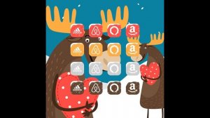 Winter Xmas Cute Moose Iphone Icon Packs for iOS 14 Widgetsmith icons aestetic iOS 15 icons