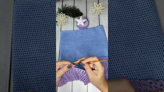 Платье "футляр" с ажурной пышной юбкой. Вязание крючком./Knit crochet dress