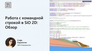 Работа с командной строкой в SiO 2D: Обзор