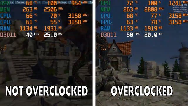 GT 710 Overclocked vs. Stock Performance смотреть онлайн