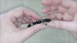 Мужской браслет из атата и лавы с короной.  Украшения талисманы