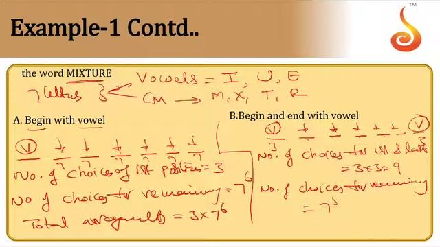 PU 2 | JEE S1 | Maths | Permutations and Combinations | Lecture 02 | Slide 05 | EX 1