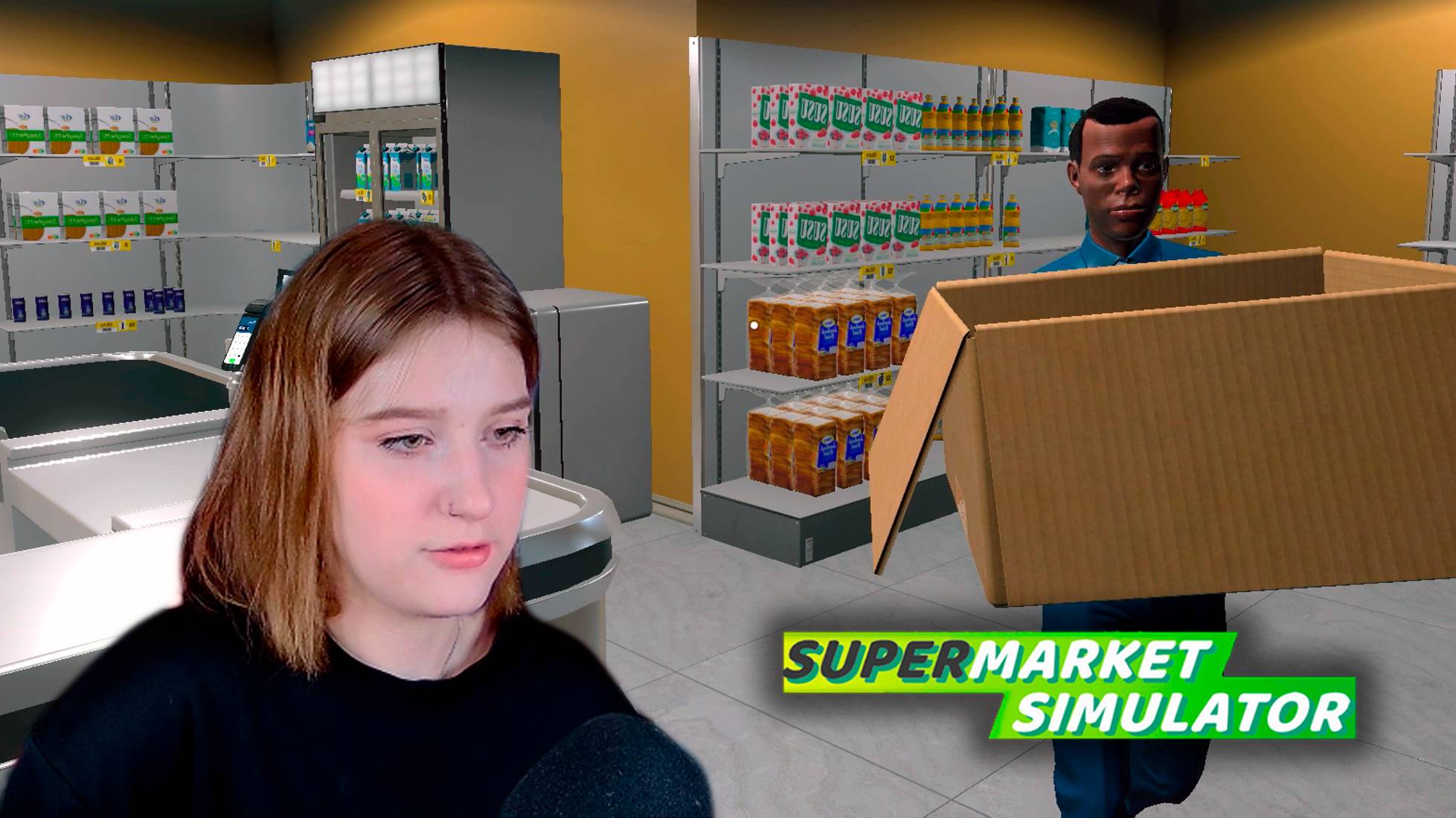 SUPERMARKET SIMULATOR: #6 НОВЫЙ СОТРУДНИК