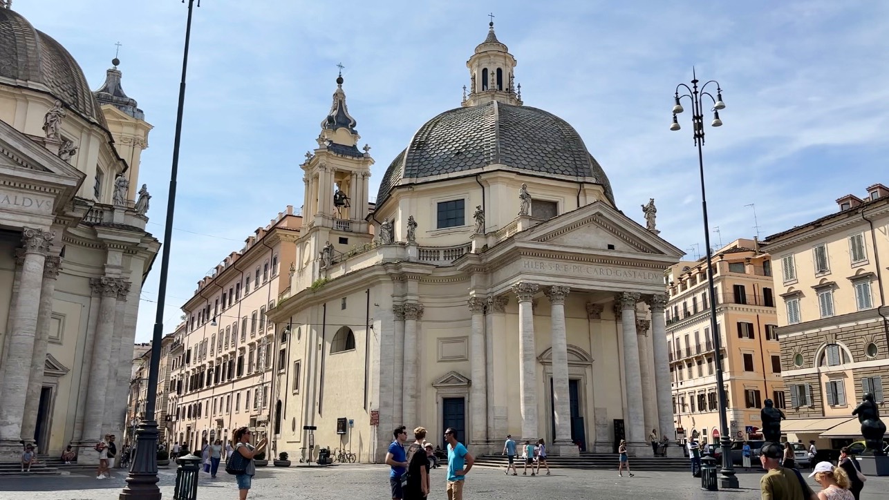 Италия🇮🇹[4К] Рим, красивый город, пешие прогулки по городу.