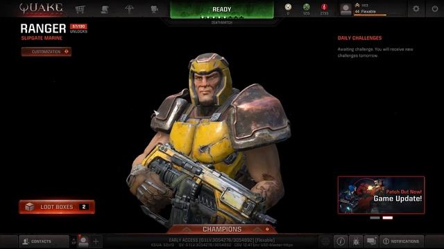 Quake Champions January Patch - Falling Off the Ladder! смотреть онлайн