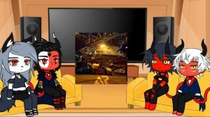 Helluva Boss React To Ghost Rider | Johnny Blaze | Gacha react