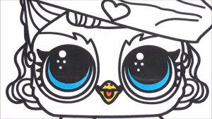 Лол Декодер Сова Крылья Ангела Рисуем Лол Раскраска для детей. Lol Decoder Owl Wings Angel