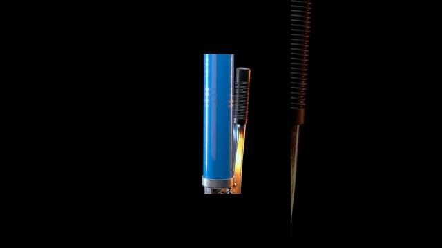 Шприц для смазки Licota AGH-10004H с клапаном и гибким шлангом #shorts