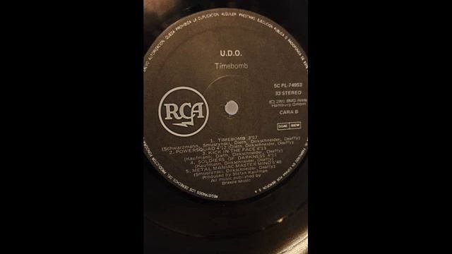 U.D.O. - Timebomb (1991) Full Album Vinyl (Completo)