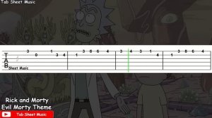 Evil Morty Theme (For the Damaged Coda) Guitar Tutorial