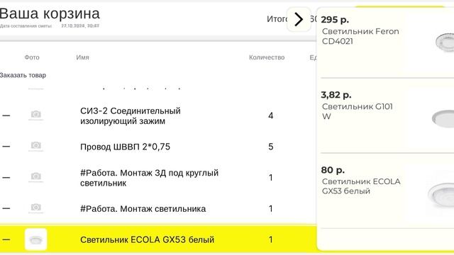 Мастерок Korzina