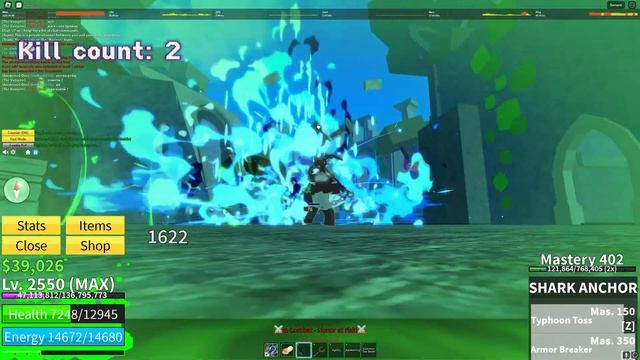 Obliterating Blox Fruits servers with a kill count [30M]