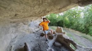 Пещерный город Тепе-Кермен. Над пропастью. Крепость в Поднебесной. Бахчисарай.