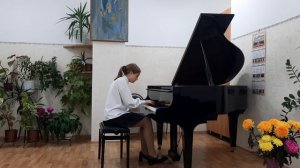 Федорова Ксения, 13 лет. МБУДО "Отрадненская ДШИ" Ю. Весняк "Эксцентрическое скерцо"