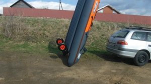 Разгрузка лодки пвх с багажника