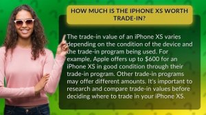 How much is the iPhone XS worth trade-in?