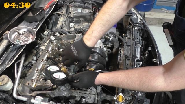 Toyota 2ZR-FE замена маслосъемных колпачков смотреть онлайн