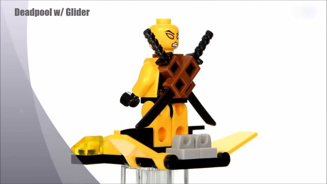 Deadpool X-Men Marvel Super Heroes X-Force LEGO Unofficial / KnockOff Minifigures Set 2