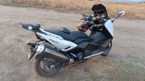 Первый выезд после гаражного тестдрайва Yamaha T-MAX 539