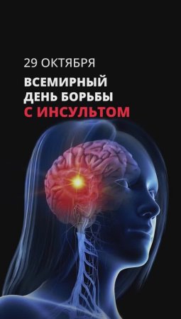 29 октября – Всемирный день борьбы с инсультом